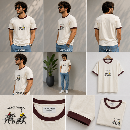 Ringer Us Polo T-Shirt