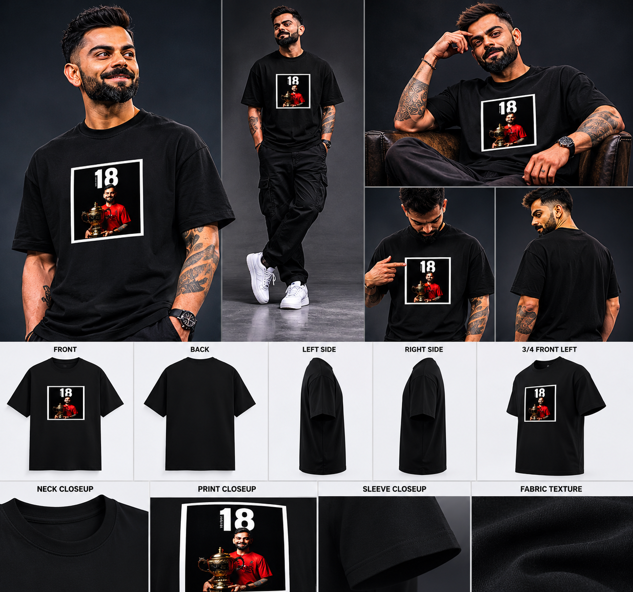 Virat Kohli premium T-shirt