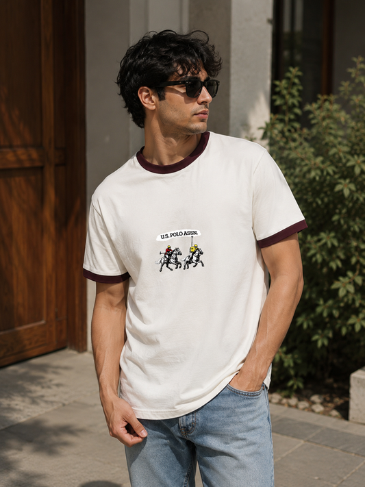 Ringer  Us Polo T-Shirt